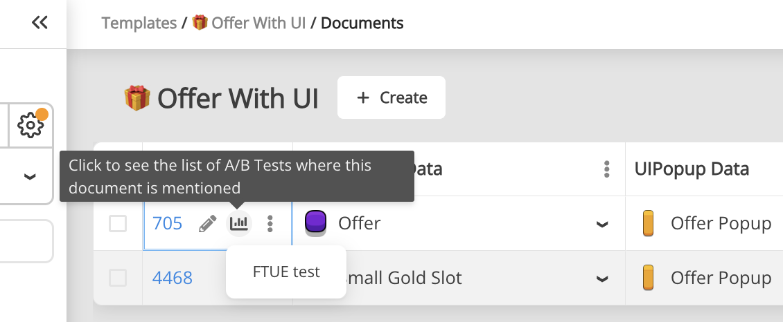 Offer with UI