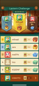 Leaderboard event example