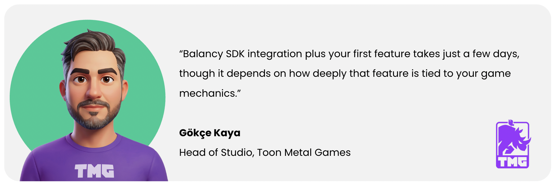 ToonMetal about integration